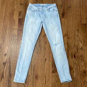 Levi’s 711 Skinny Light Wash Denim Jeans